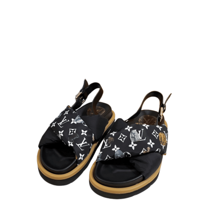 LOUIS VUITTON POOL PILLOW COMFORT SANDAL BLACK