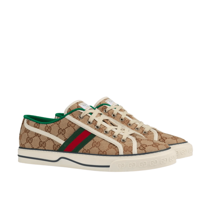 GUCCI TENNIS 1977 SNEAKER BEIGE ABONY 606111 HVK20 9766