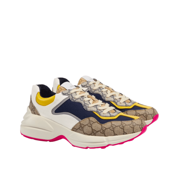 GUCCI WOMEN'S GG RHYTON SNEAKER 619891 99WF0 4370