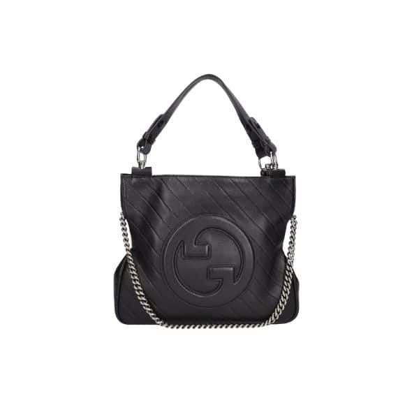 GUCCI BLONDIE SMALL TOTE BAG BLACK 30CM‎ 751518 1AAOW 9022