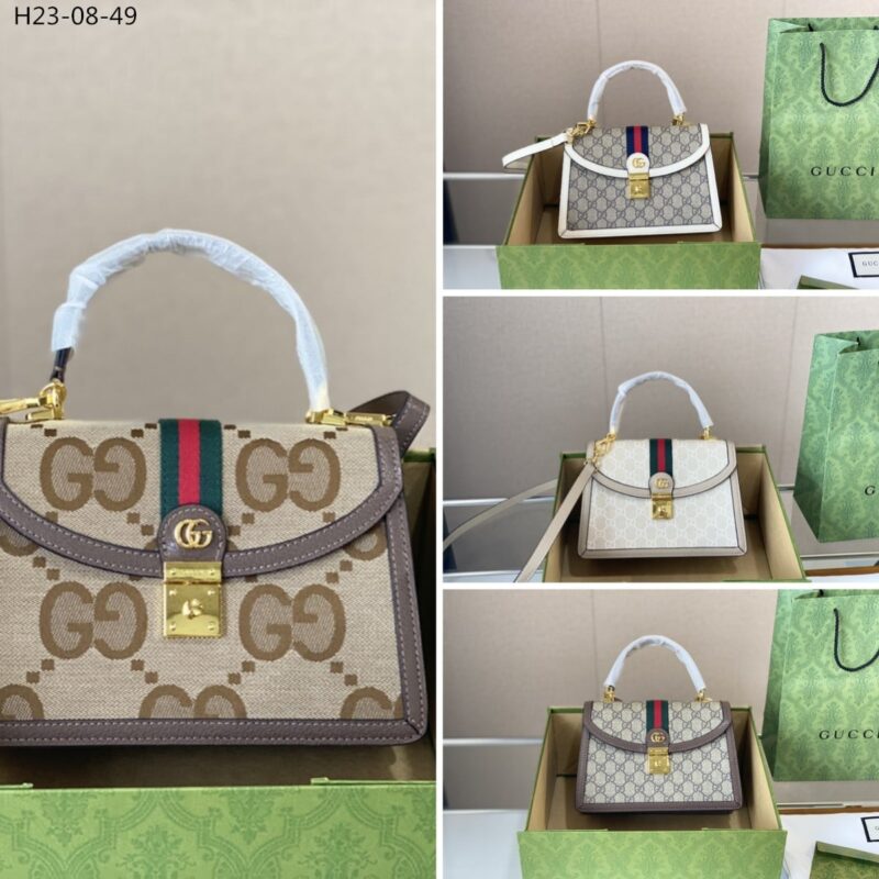 Alternative view of GUCCI OPHIDIA SMALL JUMBO GG BAG GRAY 25CM 651055 96IWX 9794
