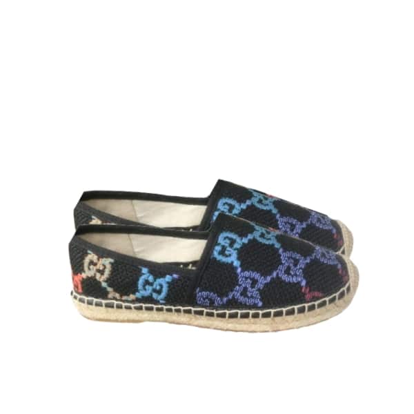 GUCCI GG ESPADRILLES BLACK
