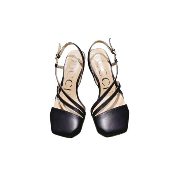 GUCCI BLACK MID HEEL