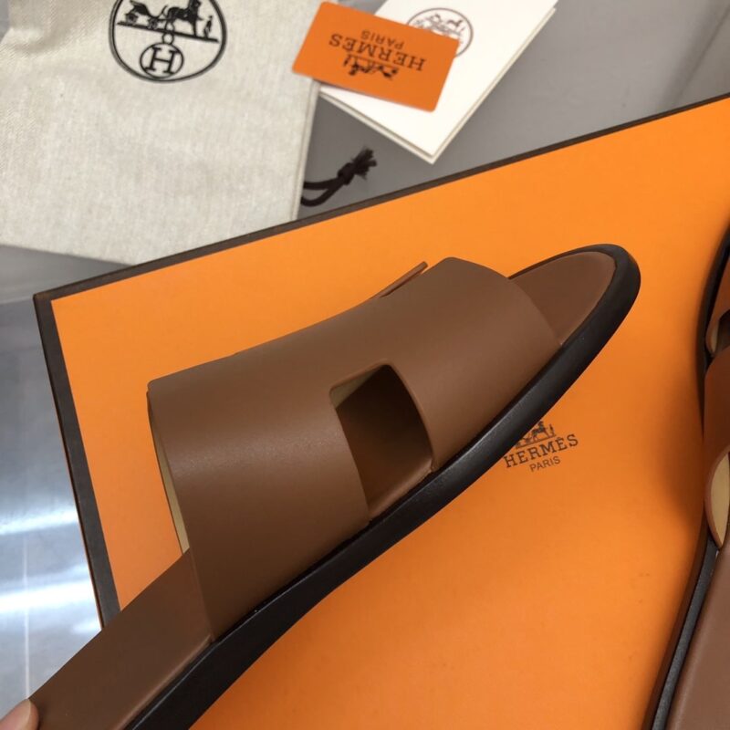 Alternative view of HERMES IZMIR SANDAL BROWN H041141ZH03410