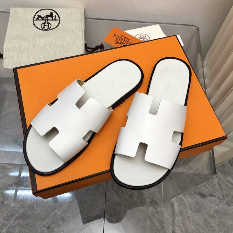 Alternative view of HERMES IZMIR SANDAL WHITE H041141ZH02400