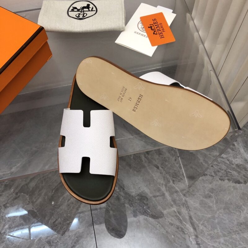 Alternative view of HERMES IZMIR SANDAL BEIGE GLAISE