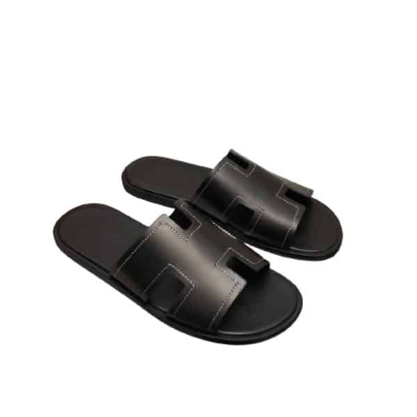HERMES IZMIR SANDAL BLACK