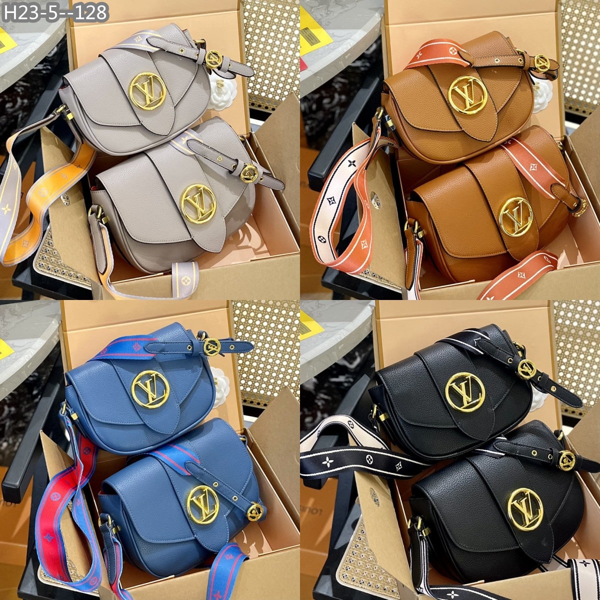 LOUIS VUITTON PONT 9 SOFT PM ORANGE 20CM M58729 - Image 2