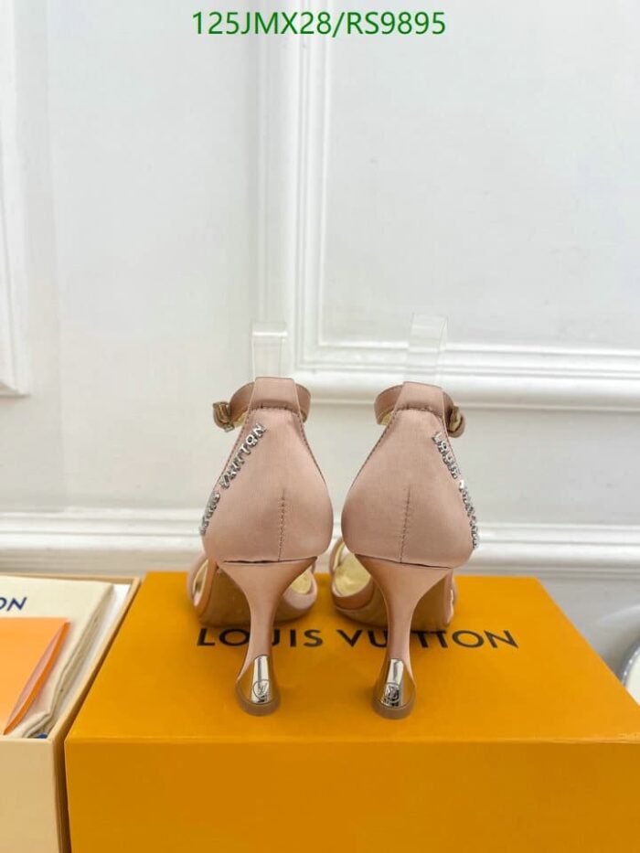 Alternative view of LOUIS VUITTON SPARKLE SIGNATURE SANDALS GOLD