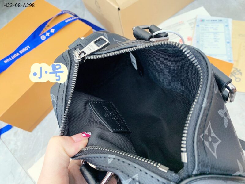 Alternative view of LOUIS VUITTON KEEPALL XS MONOGRAM ECLIPSE REVERSE BLACK 20CM M45947