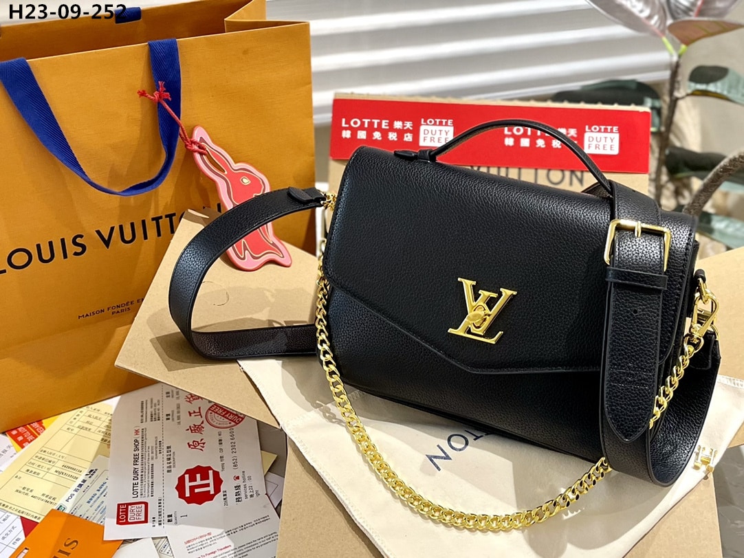 LOUIS VUITTON OXFORD BAG BLACK 25CM M22735 - Image 3