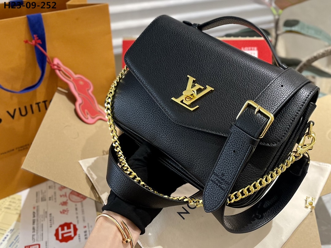 LOUIS VUITTON OXFORD BAG BLACK 25CM M22735 - Image 4