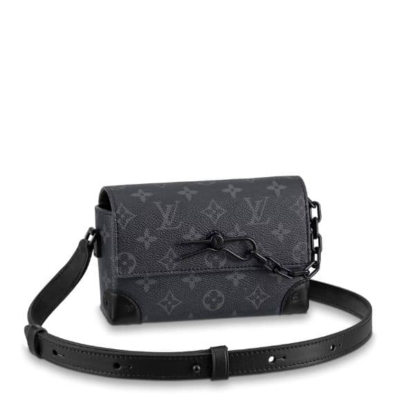 LOUIS VUITTON STEAMER WEARABLE WALLET BLACK 18CM M81783