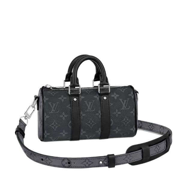 LOUIS VUITTON KEEPALL XS MONOGRAM ECLIPSE REVERSE BLACK 20CM M45947