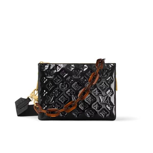 LOUIS VUITTON COUSSIN PM BAG BLACK 27CM M22614