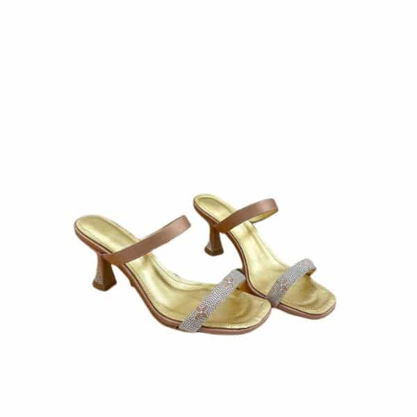 LOUIS VUITTON SPARKLE MULE GOLD