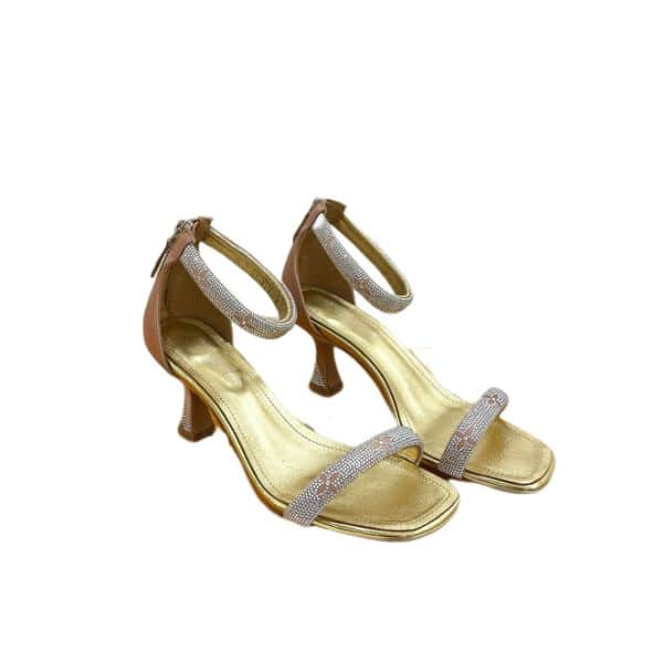 LOUIS VUITTON SPARKLE SANDAL GOLD METALLIC