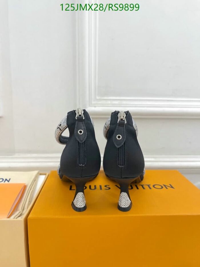 Alternative view of LOUIS VUITTON SPARKLE SANDAL BLACK 1ABIUI