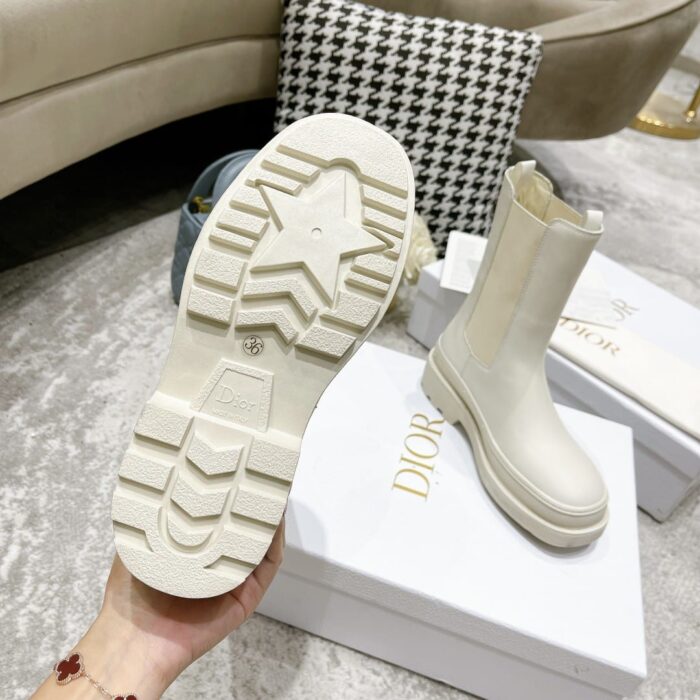 Alternative view of DIOR TRIAL ANKLE BOOT WHITE CALFSKIN