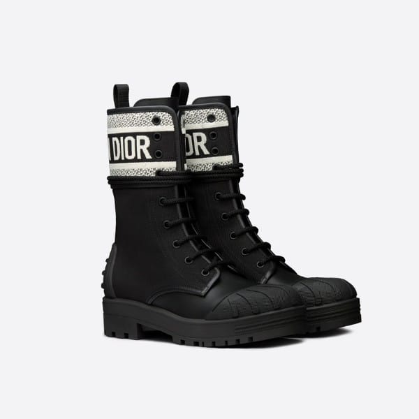 DIOR D-MAJOR ANKLE BOOT BLACK WOOL KDI704VESS20X