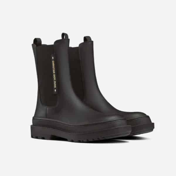 DIOR TRIAL ANKLE BOOT BLACK CALFSKIN KDI712VEAS900