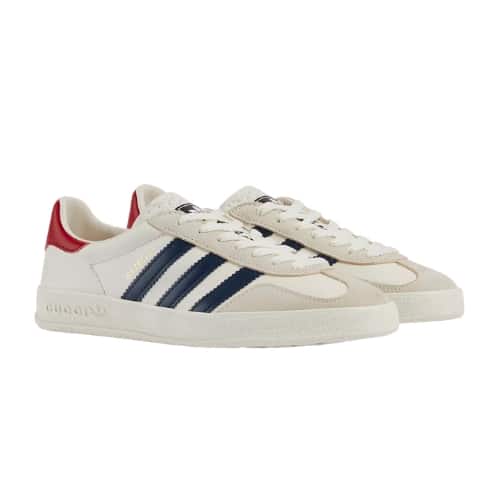 GUCCI x ADIDAS GAZELLE SNEAKER IN WHITE 707861 UTT10 9060