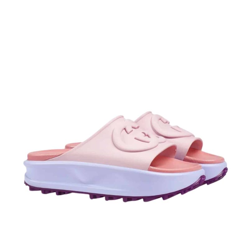 GUCCI WOMEN'S SLIDE SANDAL WITH INTERLOCKING G 692845 JF000 5823