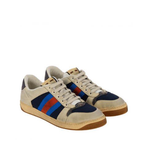 GUCCI WOMEN'S SCREENER WHITE BLUE 546551 99W20 4368