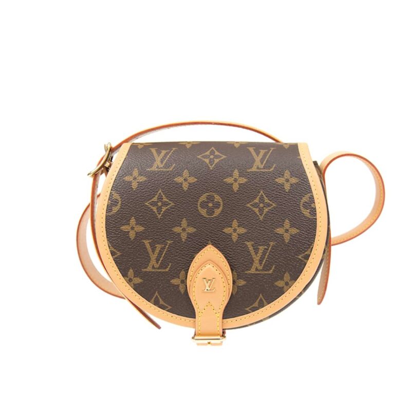 LOUIS VUITTON TAMBOURINE SHOULDER BAG BROWN 18CM M44860