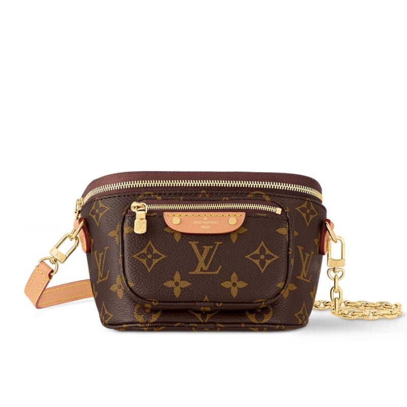 LOUIS VUITTON MINI BUMBAG BAG MONOGRAM CANVAS 17CM M82335