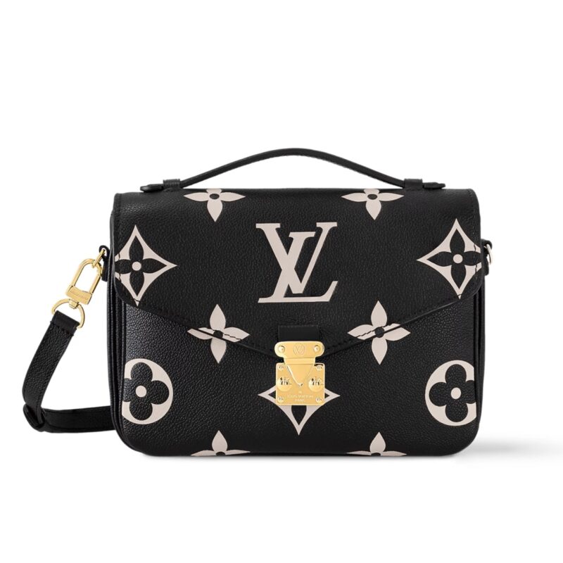 LOUIS VUITTON POCHETTE MÉTIS BAG BLACK 25CM M45773