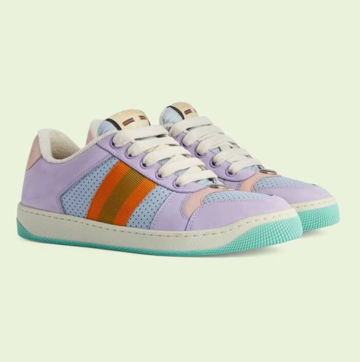 GUCCI LOVELIGHT SCREENER SNEAKER LIGHT BLUE ‎708295 0YIA0 5380
