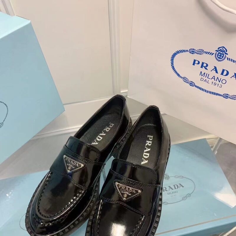 Alternative view of PRADA PATENT LEATHER LOAFERS BLACK 1D329N 069 F0002 F 025