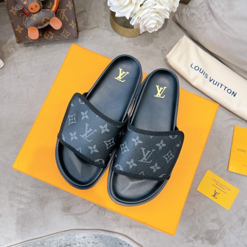 Alternative view of LOUIS VUITTON MONOGRAM MULE BLACK
