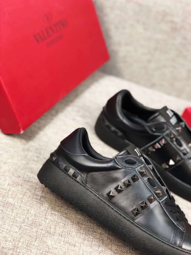 Alternative view of VALENTINO ROCKSTUD UNTITLED NOIR CALFSKIN LEATHER SNEAKER BLACK XW2S0A01BXE0NO