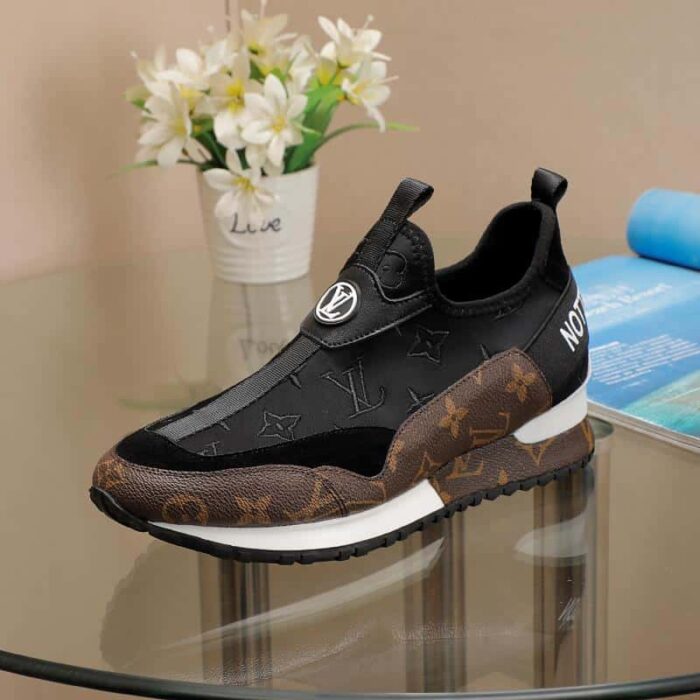 Alternative view of LOUIS VUITTON RUN AWAY SNEAKER MONOGRAM BROWN