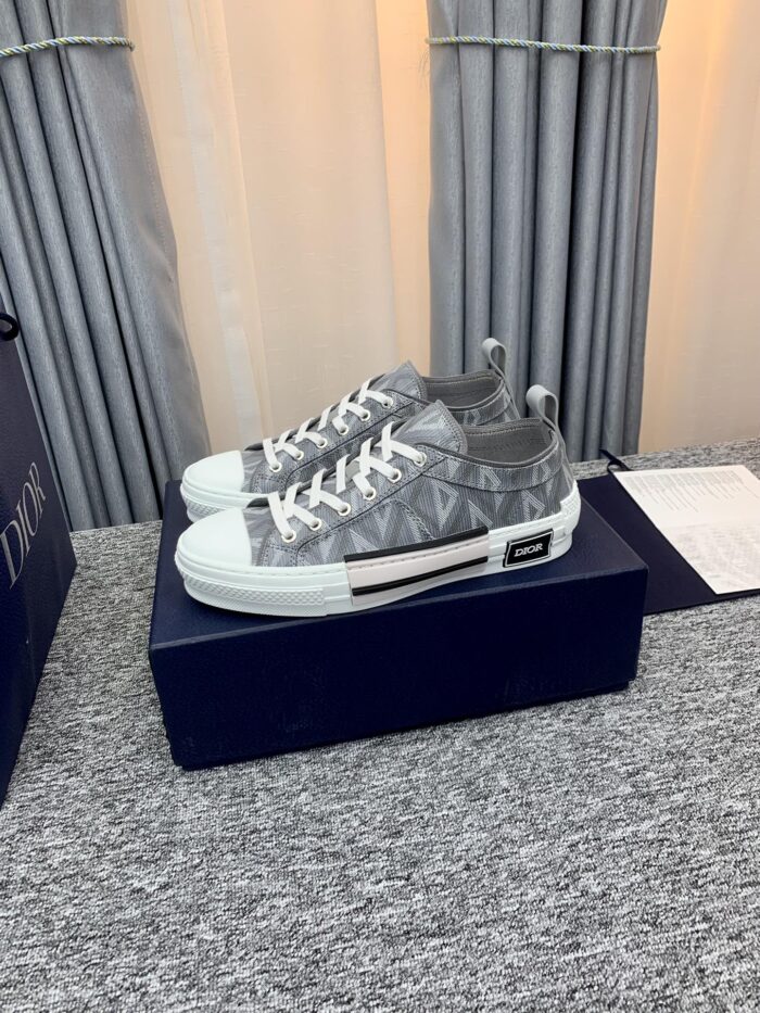Alternative view of DIOR B32 LOW TOP SNEAKER GRAY CD DIAMOND CANVAS