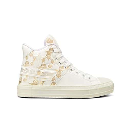 DIOR WALK'N' HIGH TOP STAR WHITE SNEAKER