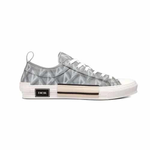 DIOR B32 LOW TOP SNEAKER GRAY CD DIAMOND CANVAS
