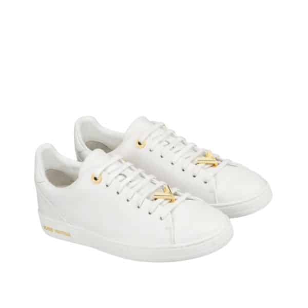 LOUIS VUITTON FRONTROW LOGO EMBELLISHED LACE UP SNEAKER