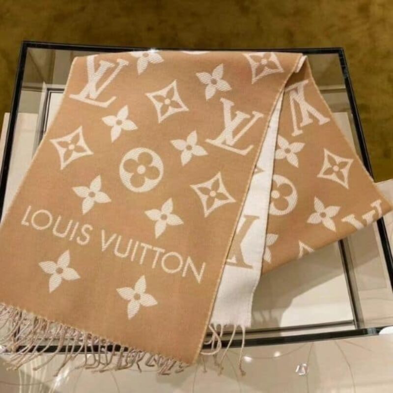 Alternative view of LOUIS VUITTON LV ESSENTIAL SCARF HAZELNUT M78935