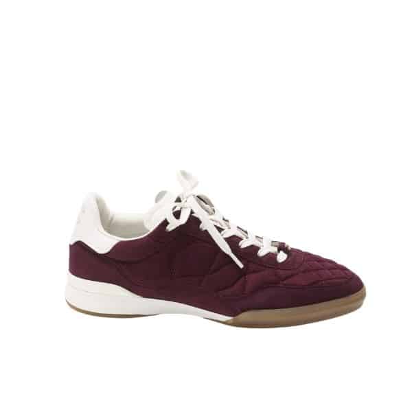 CHANEL SNEAKERS SUEDE GOATSKIN RED G45335 B14498 NS323