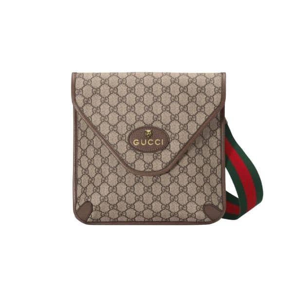 GUCCI NEO VINTAGE GG MEDIUM MESSENGER BAG BEIGE 27CM