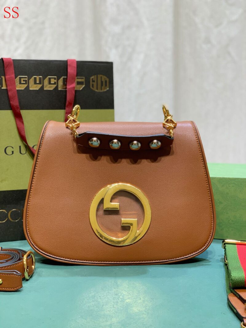 Alternative view of GUCCI BLONDIE MEDIUM BAG BROWN 29CM ‎