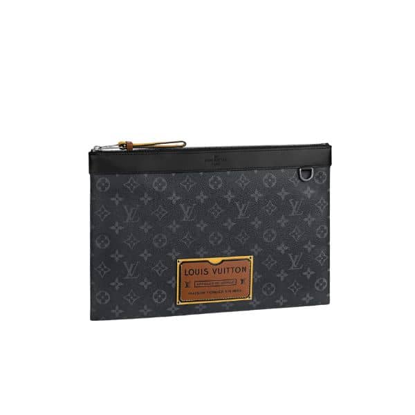 LOUIS VUITTON DISCOVERY POCHETTE MONOGRAM ECLIPSE BLACK 26CM