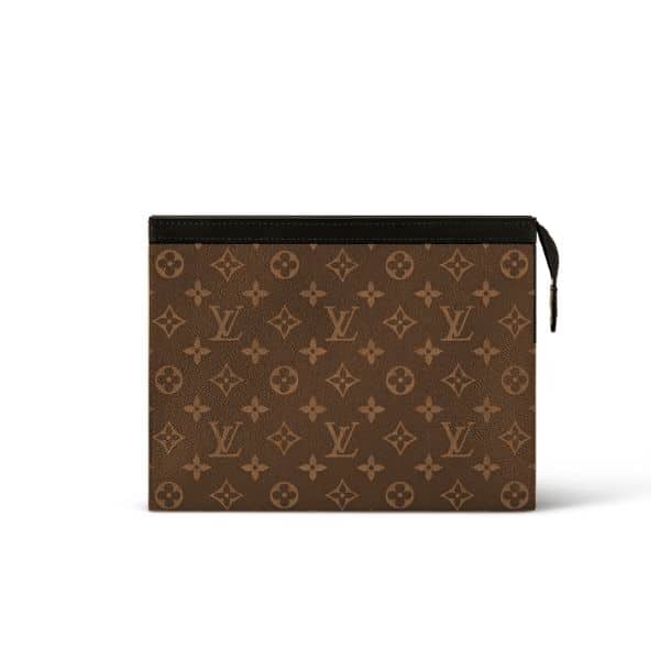 LOUIS VUITTON VOYAGE MM POCHETTE MONOGRAM BROWN 26CM