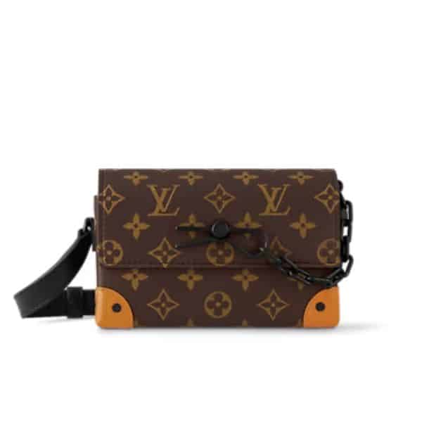 LOUIS VUITTON STEAMER WEARABLE WALLET BROWN 18CM M82534