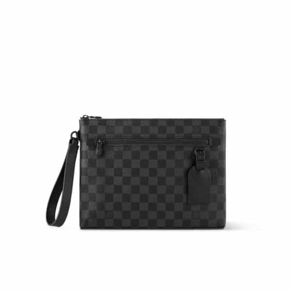 LOUIS VUITTON TAKEOFF BAG DAMIER BLACK 30CM N40505