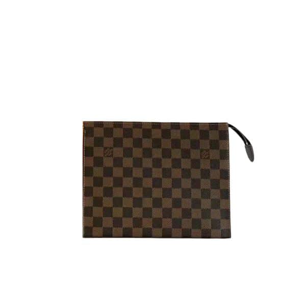 LOUIS VUITTON POCHETTE VOYAGE DAMIER EBENE 25CM