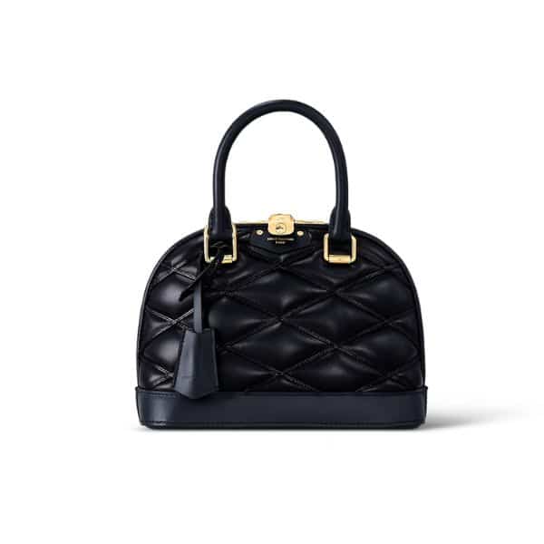 LOUIS VUITTON ALMA BB BAG BLACK 24CM M23666